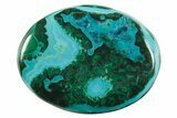 1.7" Polished Malachite and Chrysocolla ("Malacolla") Pocket Stones - Photo 2